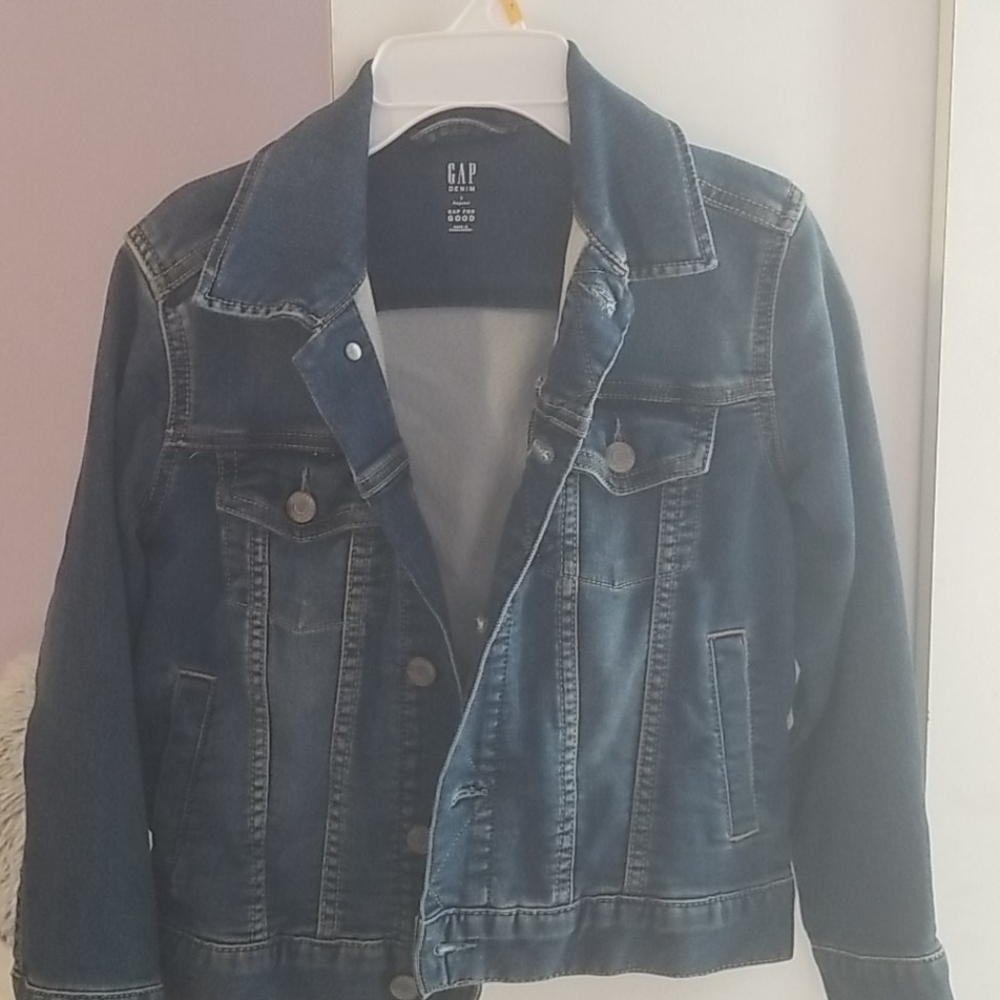Little boys classic denim jacket.